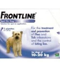 Frontline Spot On Dog Medium (10-20kg) 3 pipettes
